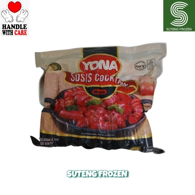 

Yona Sosis Beef Cocktail Merah 450 gram