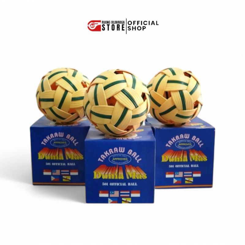 Bola Takraw Plastik Bola Takraw Dunia Mas 501