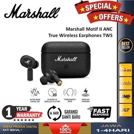 Marshall Motif ii ANC True Wireless TWS Earphone Ear Phone