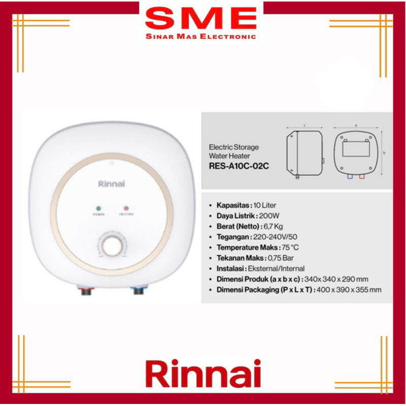 Water Heater Listrik RINNAI