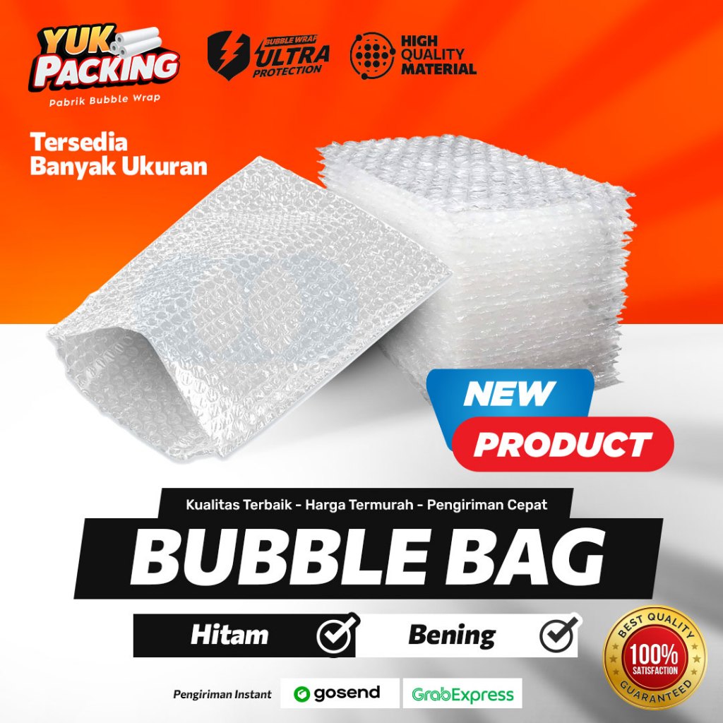 

[100pcs] Bubble Bag 30 cm - Murah Berkualitas Bagus - Graha Plasindo Perkasa