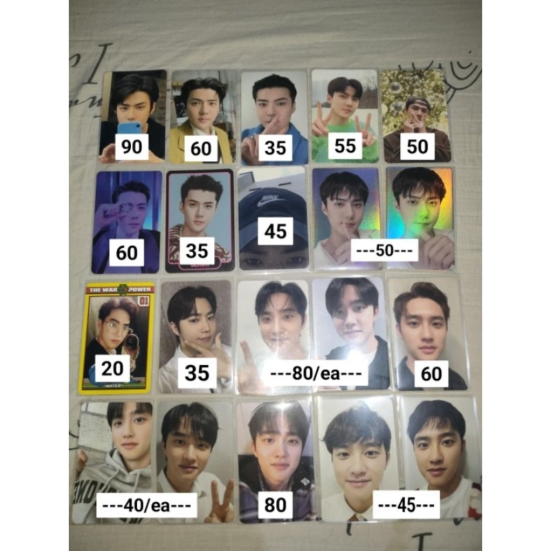 [READY] Photocard sehun kyungsoo suho exo