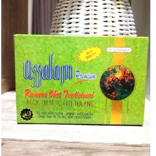 

Assalam Herbal asam urat dan nyeri sendi, flu tulang