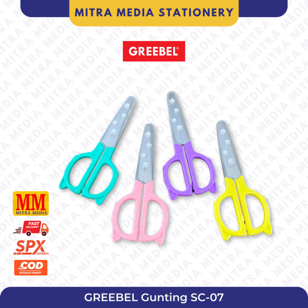 

Greebel Gunting Scissors SC-07 / Gunting Lucu Jejak Kaki / Gunting Anti Karat