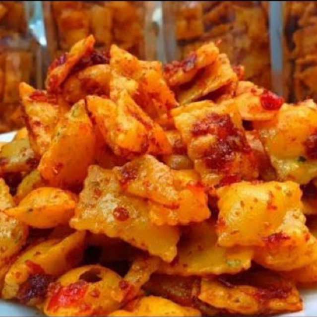 

Kerupuk Bantal pedis manis