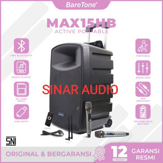 

Speaker Portable Baretone MAX15HB MAX 15HB Type 15Inch