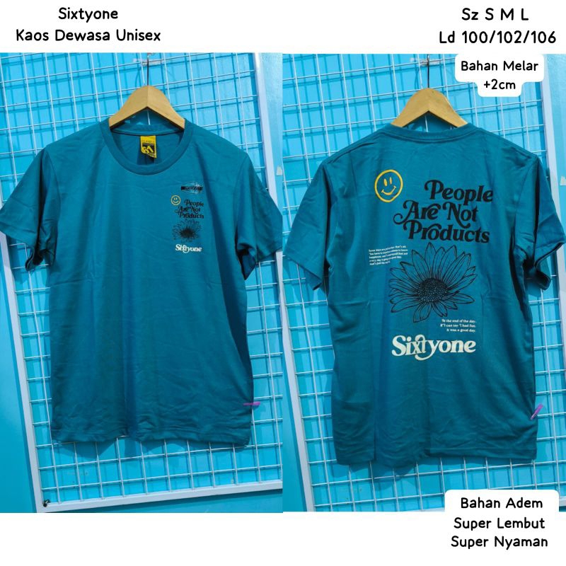 Baju Kaos Unisex Dewasa Original Brand Sixtyone