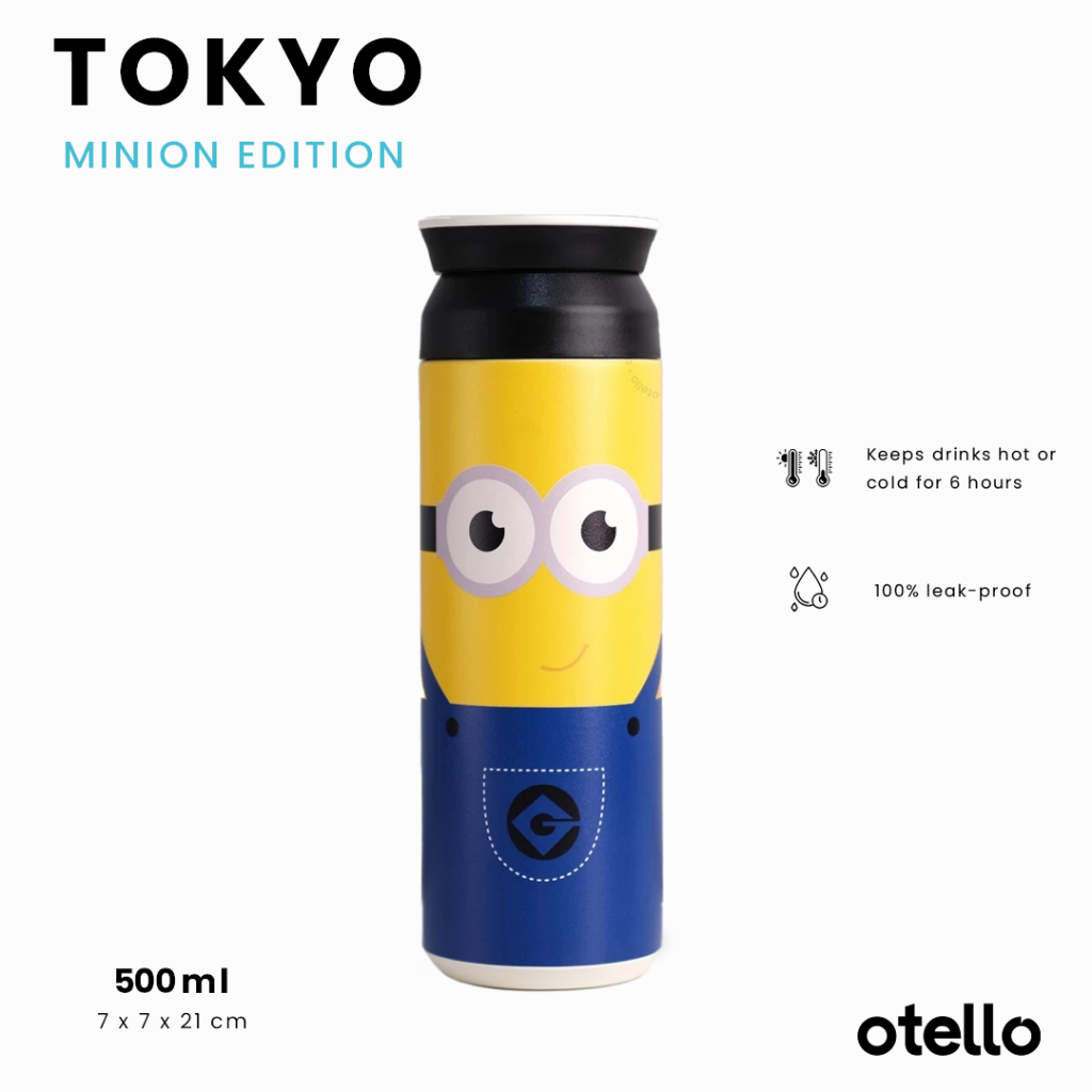 TUMBLER BOTOL MINUM MINIONS TUMBLR TOKYO TAMBLER ANAK KARAKTER LUCU HADIAH OTELLO TUMBLER UNIK
