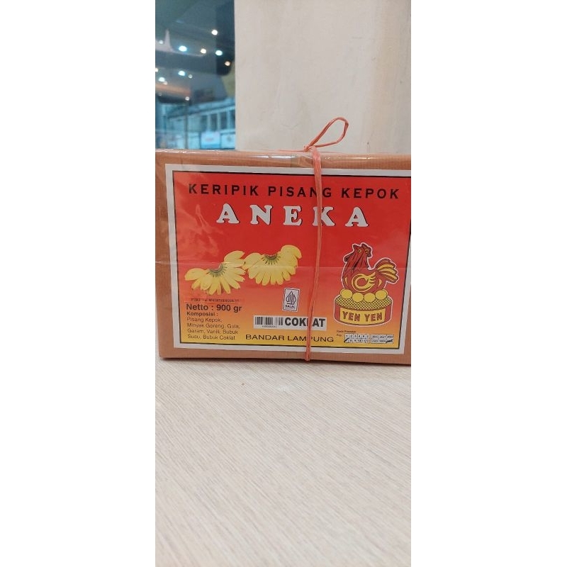 

Keripik Pisang Kepok Aneka Rasa Coklat 900 Gram