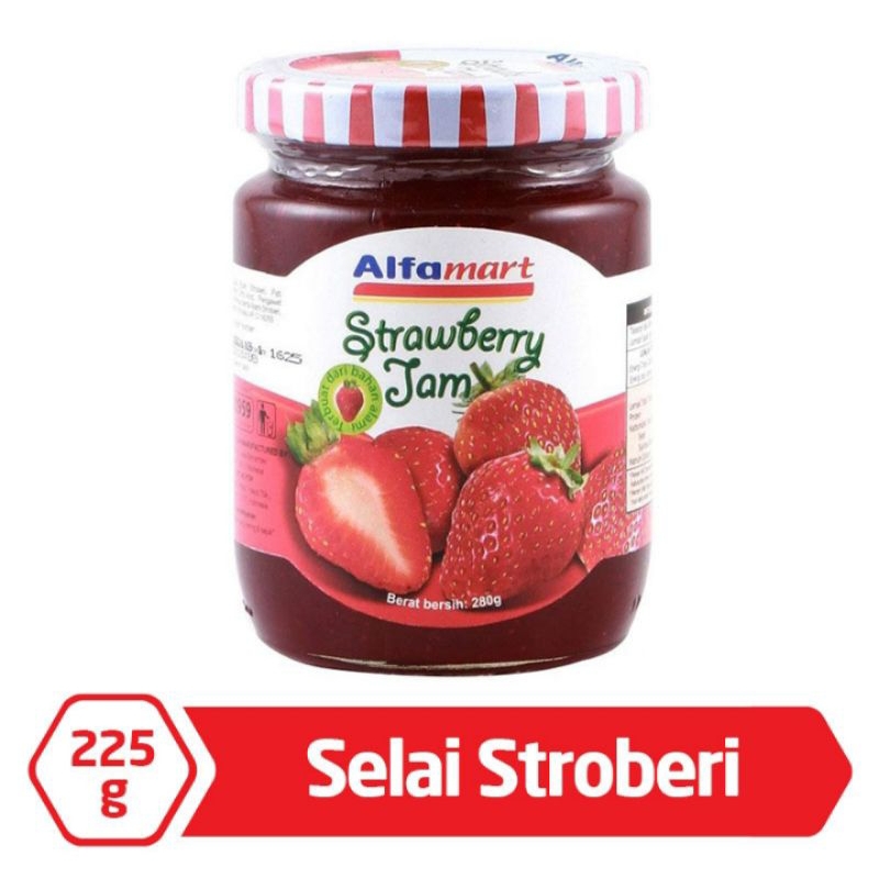 

Alfamart selai strawberry 225 g