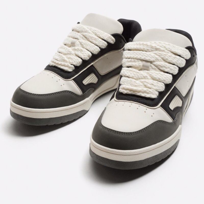 ZARA Men Shoes Skate Trainers Sepatu Pria Multicoloured