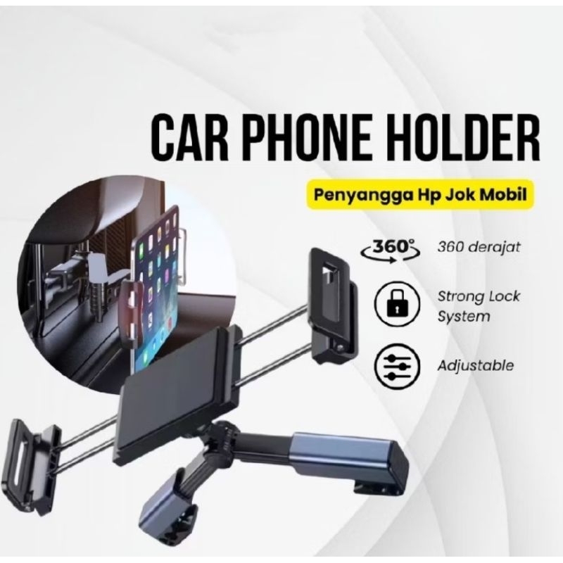 Car Holder Hp Hd 63/Car Phone Holder HD63 Stand Handphone Alat Peyangga Hp Jok Mobil