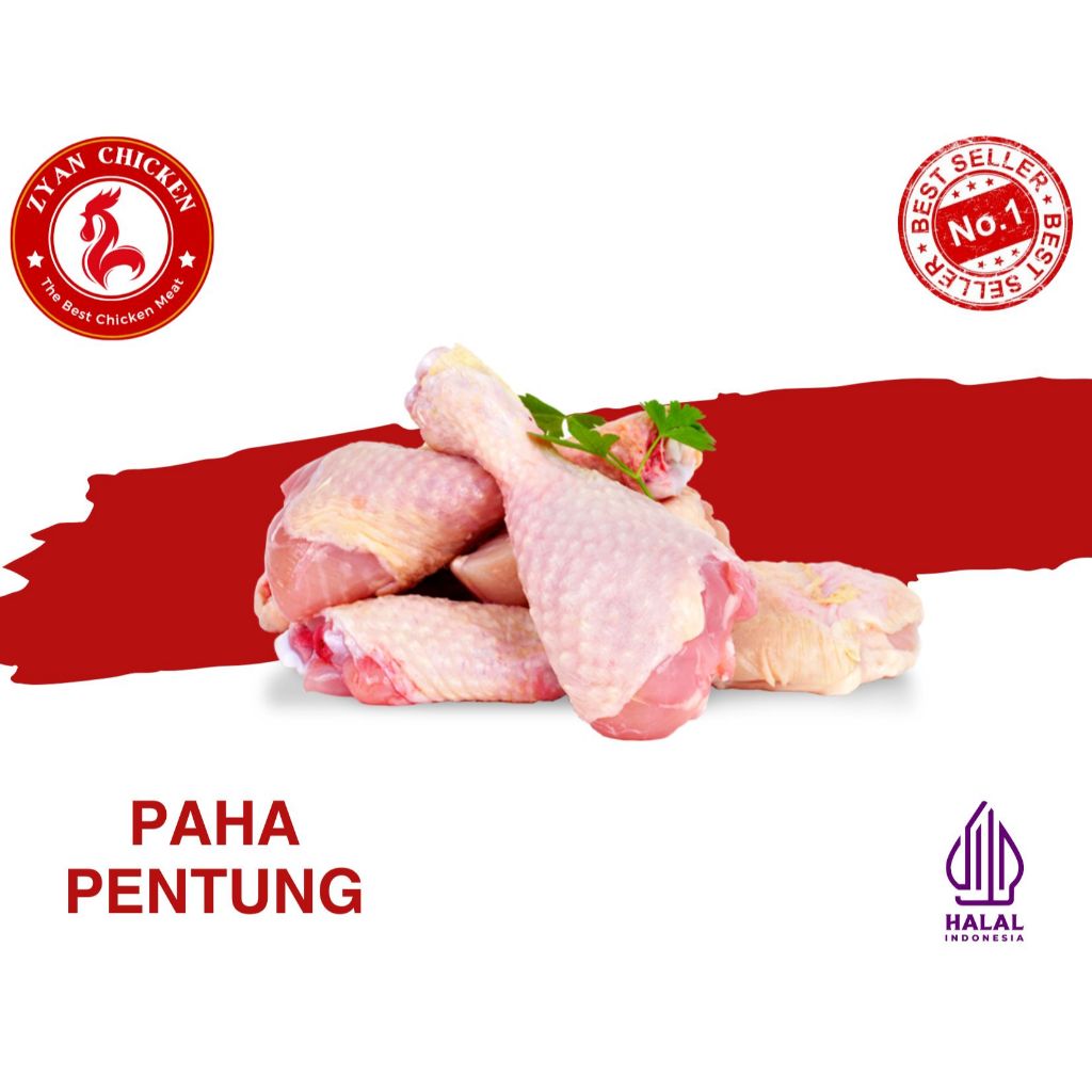 

Paha Pentung Drumstick Ayam pack 450gr- 500gr