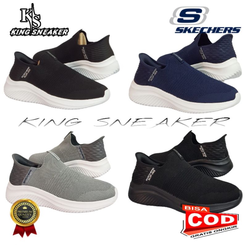 SKECHERS SLIP-INS / SEPATU PRIA / SEPATU SKECHERS PRIA / SKECHERS  SLIP ON