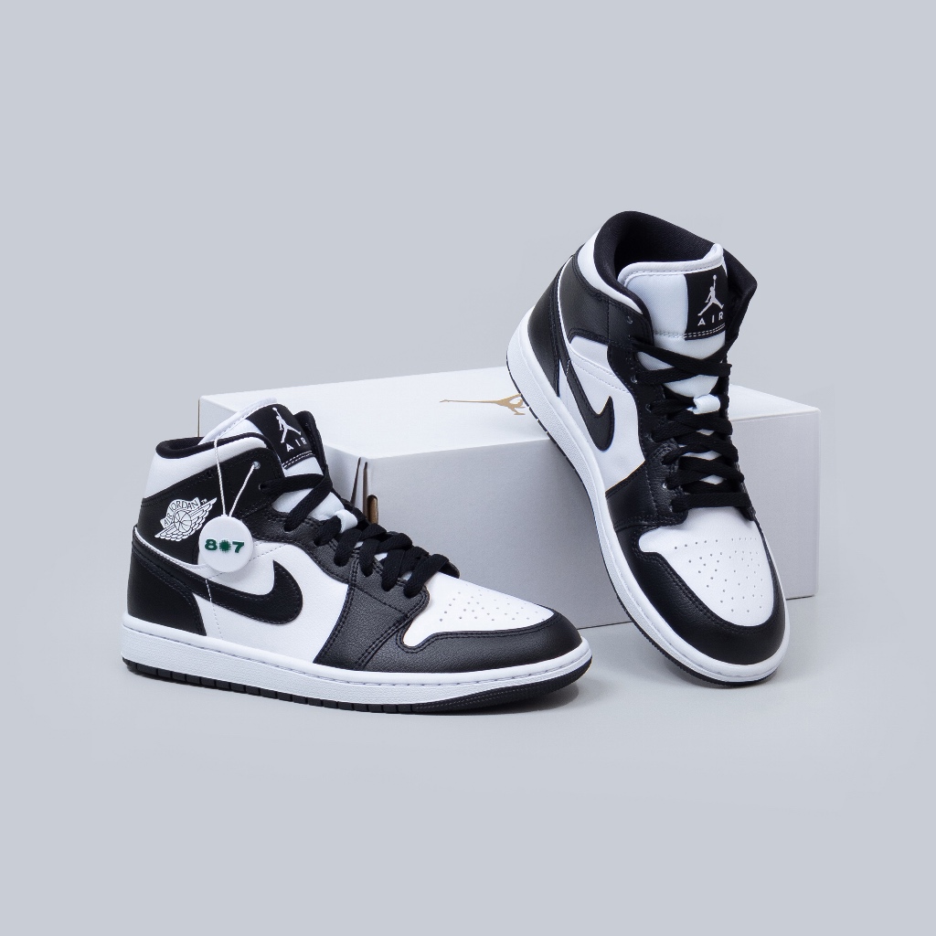 Air Jordan 1 Mid Panda Black White