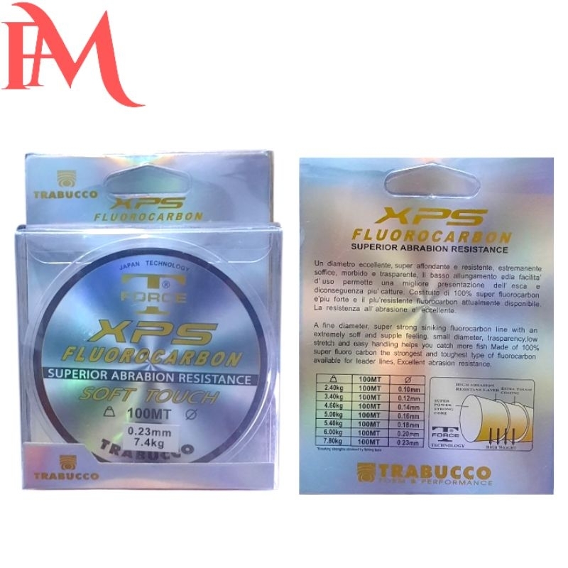 LINE XPS FLUORO CARBON / SENAR PANCING XPS 100 M