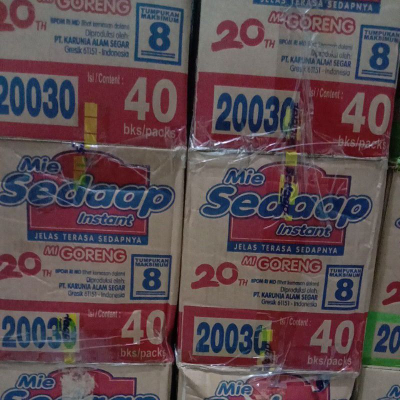 

SEDAAP GORENG 1KARTON 40 PCS