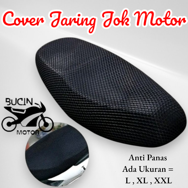 Jaring Jok Motor / Sarung Jok Motor , Anti Panas Motor , Alas Cover Jaring Jok Motor
