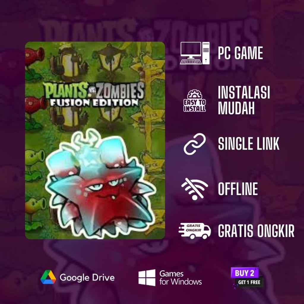 PvZ Fusion Bahasa Indonesia - Game PC - Link Download Game PC Laptop