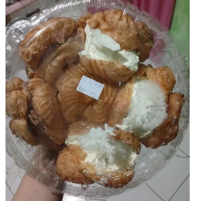 

Kue sus/soes viral Jumbo vla vanila