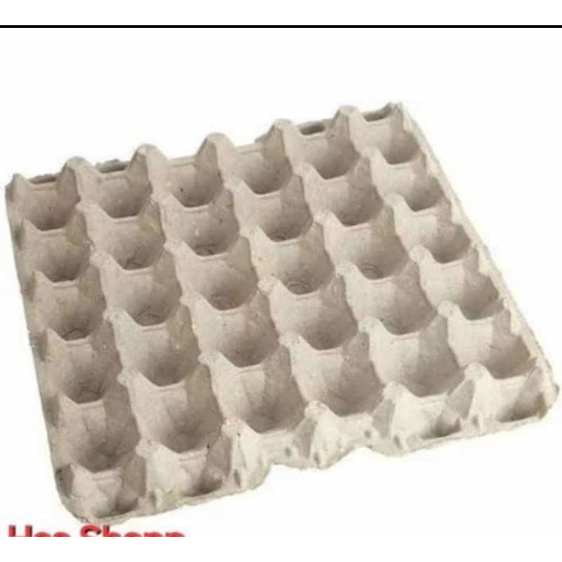 PAKET 10 LEMBAR  Wadah Telur Ayam / Telur Bebek / Telur puyuh / egg try Karton / Kardus