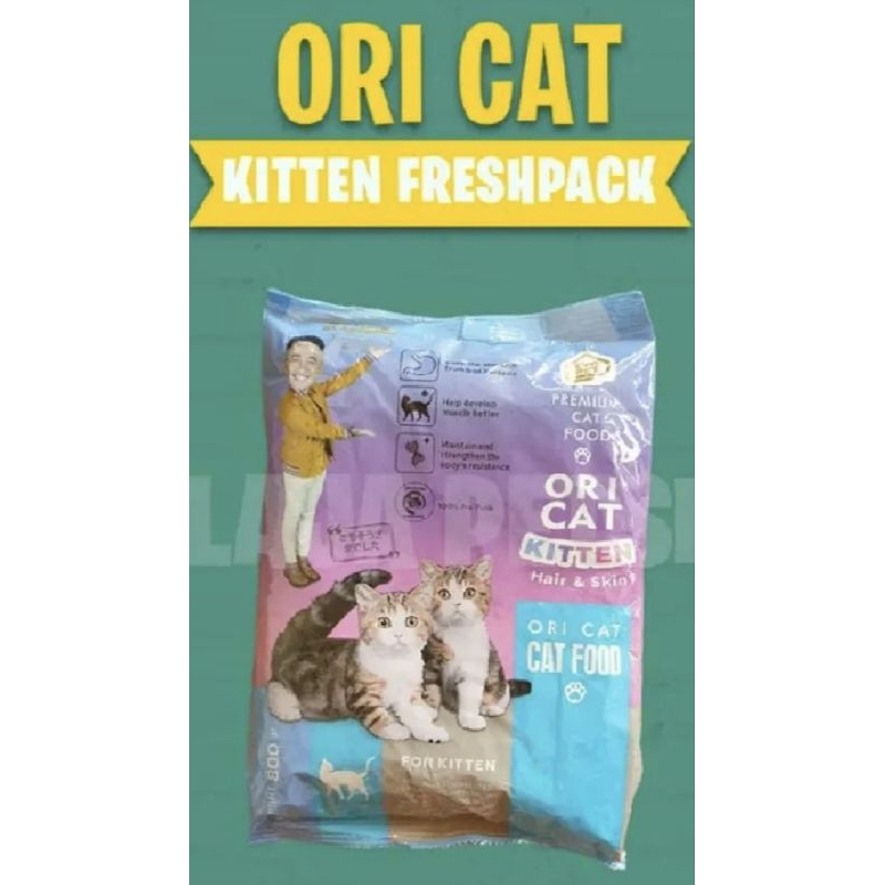 ORI CAT CAT FOOD DRY FOOD - MAKANAN KERING KUCING BERNUTRISI ORI CAT FOR KITTEN