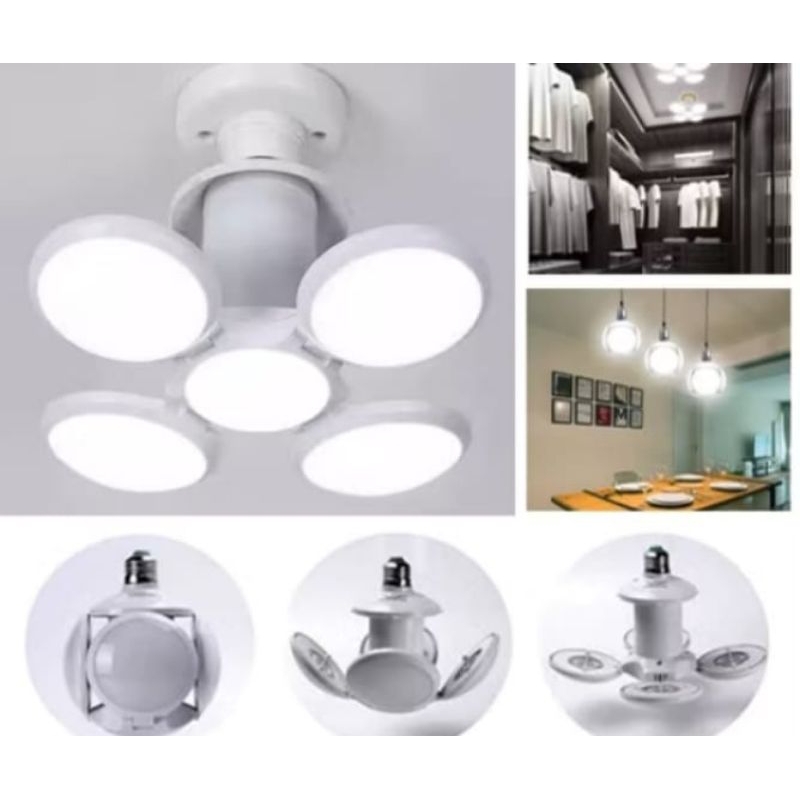 LAMPU BOHLAM LED BENTUK BOLA 40 WATT / BOHLAM LIPAT FOOTBALL MODE