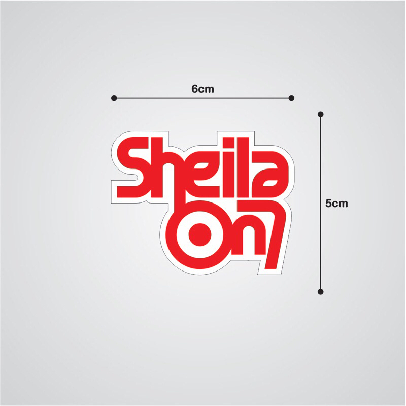 

stiker band SHEILA ON 7 SO7 vinyl waterproof cutting aestethic