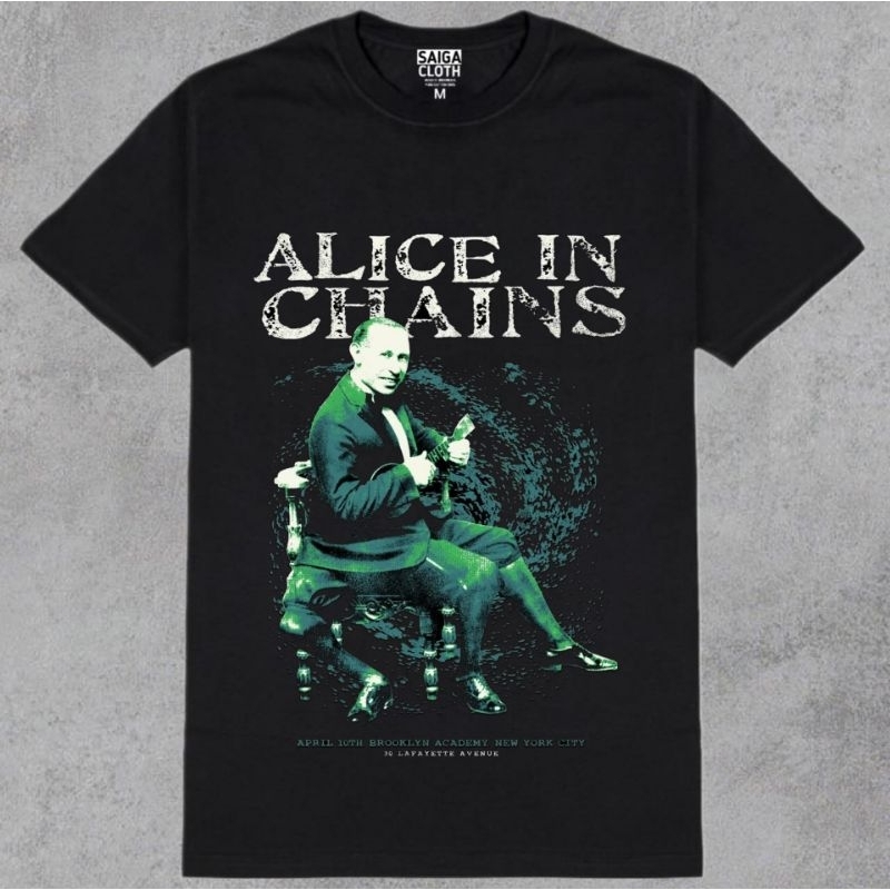 Tshirt band Vintage Alice in chains premium cotton
