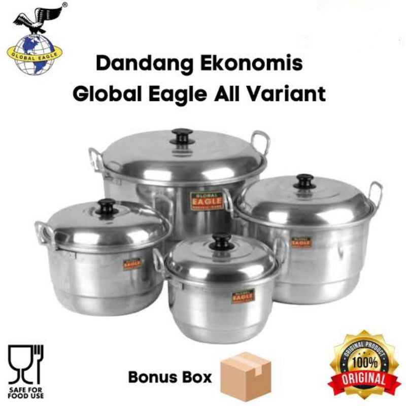 Dandang Global eagle-Panci kukus serbaguna/jawa 20cm-30cm