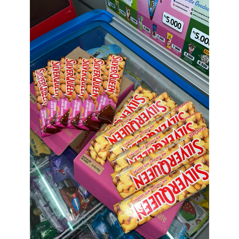

Coklat Silverqueen silverqueen 55 g 1 box silverqueen almond silverqueen cashews silverqueen 55 g 1 box 10 pcs