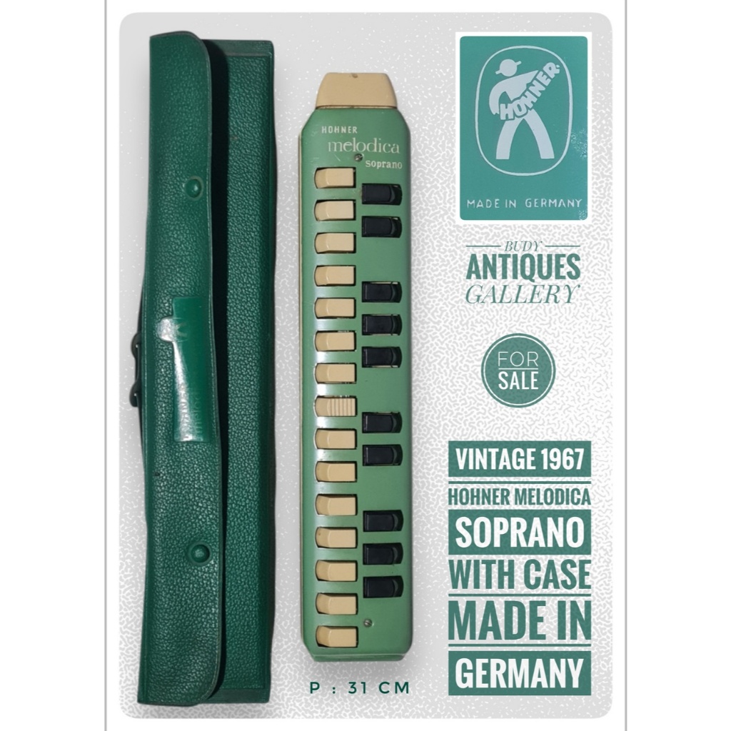 Vintage 1967 Hohner Melodica Soprano With Case
