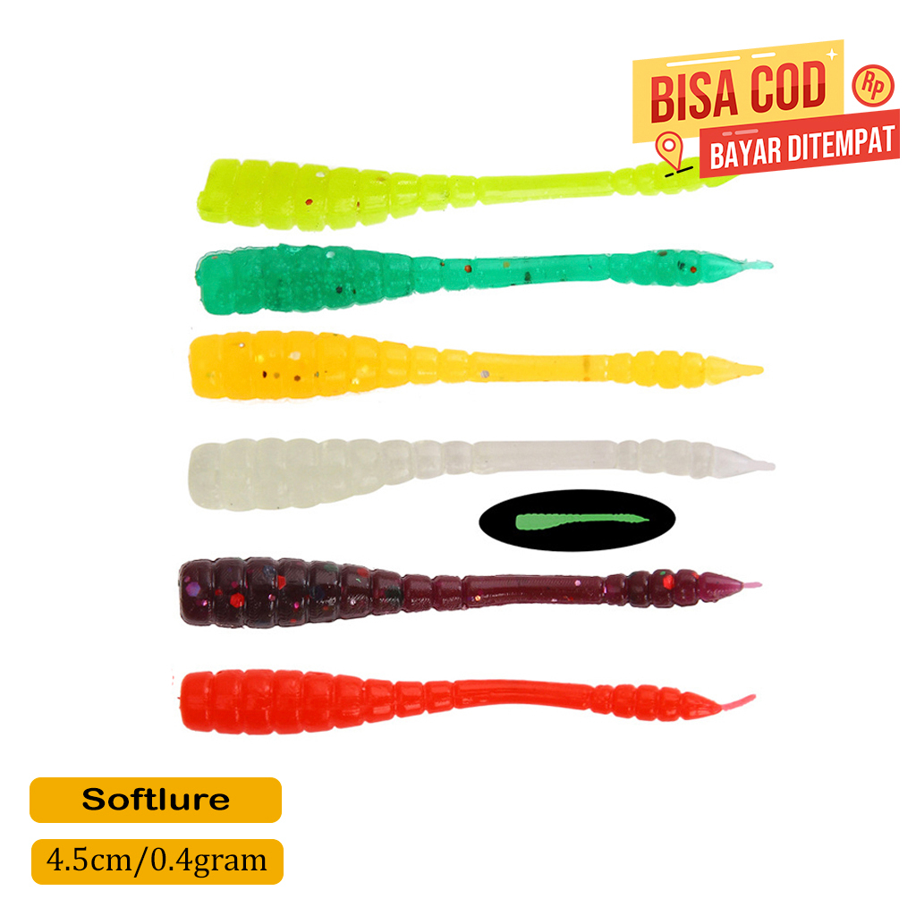 Umpan Pancing Softlure Ajing Game Ultralight 10pcs