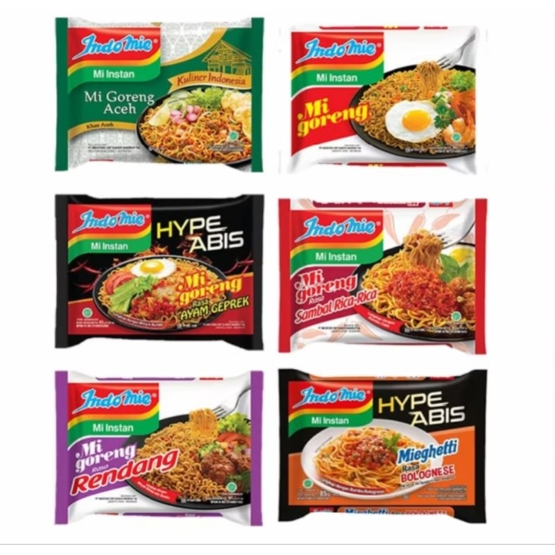 

Indomie Goreng aneka rasa