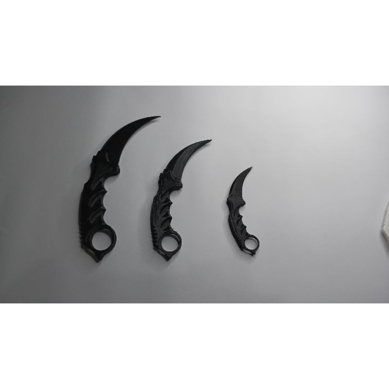 mainan karambit bahan plastik 3D 3D Printed Premium Display