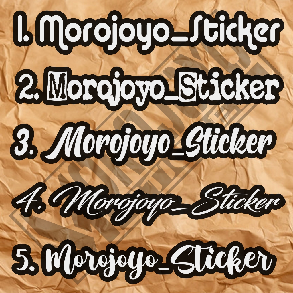 

STICKER CUSTOM NAMA LOGO TIKTOK, INSTAGRAM, MAHKOTA #25