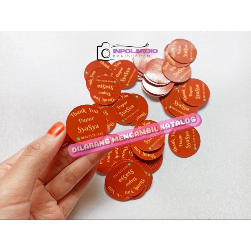 

Cetak Stiker Thankyou Custom | 100 pcs