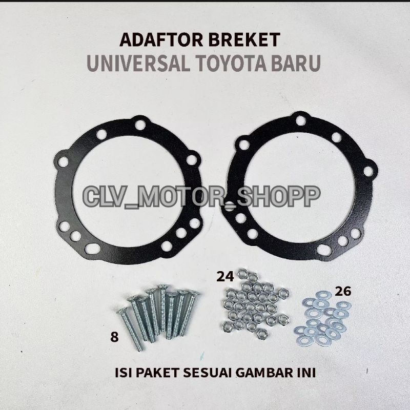 Breket Foglamp 3 Inch Universal Toyota Daihatsu Breket Foglamp Biled Avanza Xenia Rush Terios Agya A