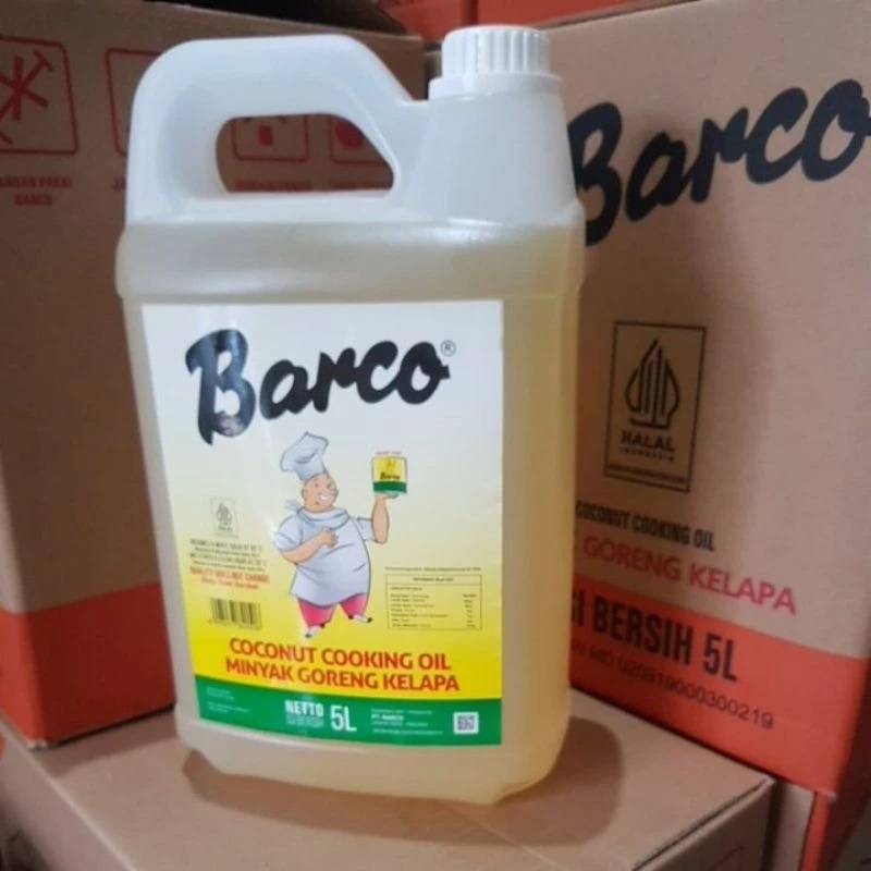 

Ready Minyak Kelapa Barco 5 L Jerigen / Coconut Oil 5 Liter
