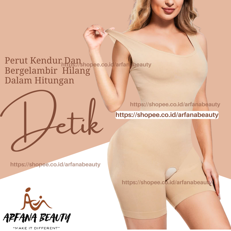 Korset Pelangsing Pengecil Perut Buncit Paha Bokong Payudara CORSET JUMPSUIT Pelangsing Perut Seamle