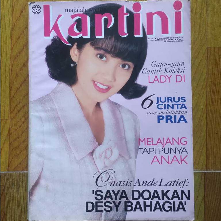 MAJALAH KARTINI COVER ARTIS DESY RATNASARI TAHUN 1997 [ KOLEKSI MAJALAH JADUL ]