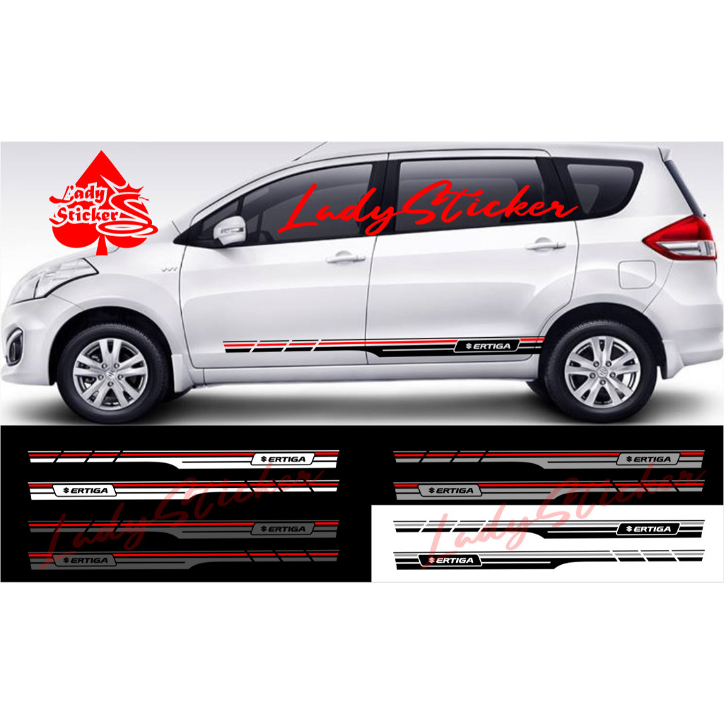 Sticker stiker mobil ertiga cutting sticker mobil suzuki ertiga