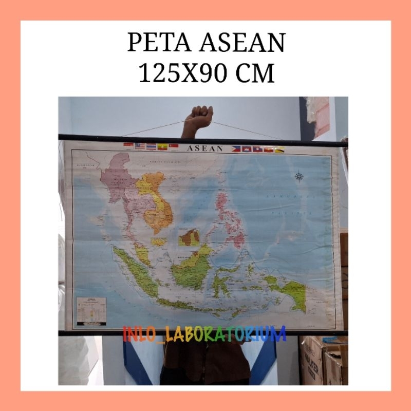 

Peta ASEAN 125X90 cm