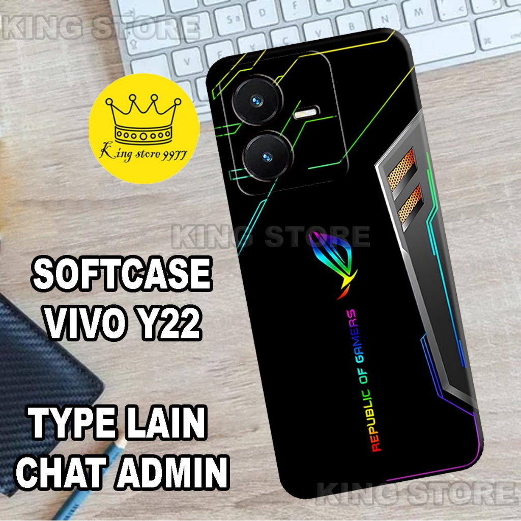 (KS21)  Case VIVO Y22 2024 / Motif gambar Cowok/casing  VIVO Y22/cassing VIVO Y22/kesing hp/silicone