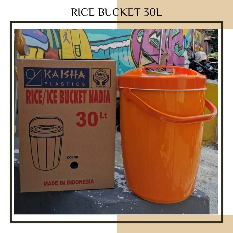 Rice Bucket 30 liter | Termos Nasi | Termos Panas Dingin Termos Nasi / Termos Nasi Besar / Termos Es