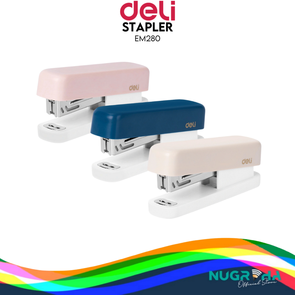 

DELI EM280 STAPLER JEPRETAN KLIP HD 10 KECIL