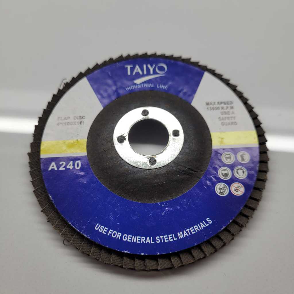 Amplas susun TAIYO / flap disc 4in wheel bundar TAIYO A80