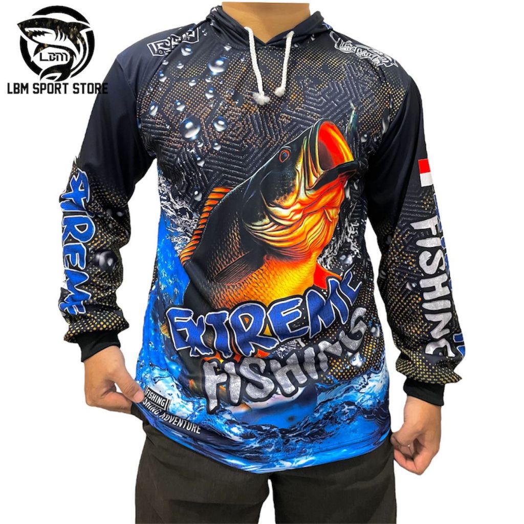 Jersey Mancing lengan panjang baju mancing lengan panjang