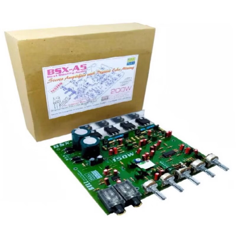 KIT BSX-A5 BELL BGR 200W STEREO AMPLIFIER ACTIVE SPEAKER  WITH DIGITAL ECHO MIXING BSX A5