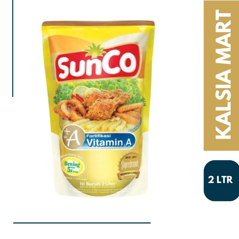 

Minyak goreng Sunco Vitamin A 2 liter